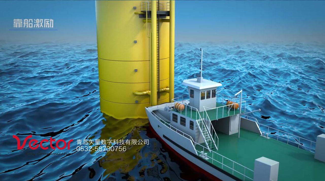 風(fēng)力發(fā)電動(dòng)畫，海洋三維動(dòng)畫